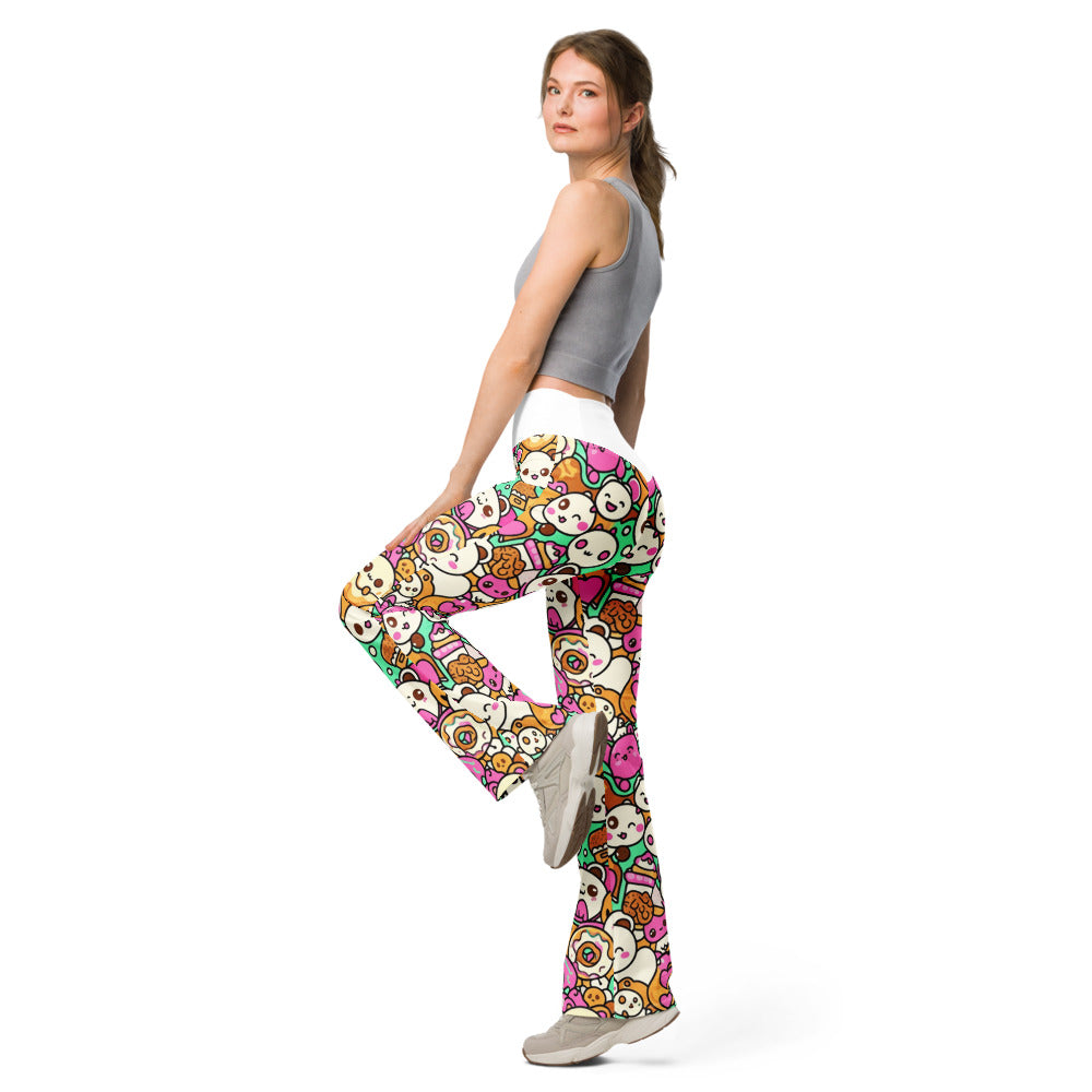 Flare leggings left view | GearBunch
