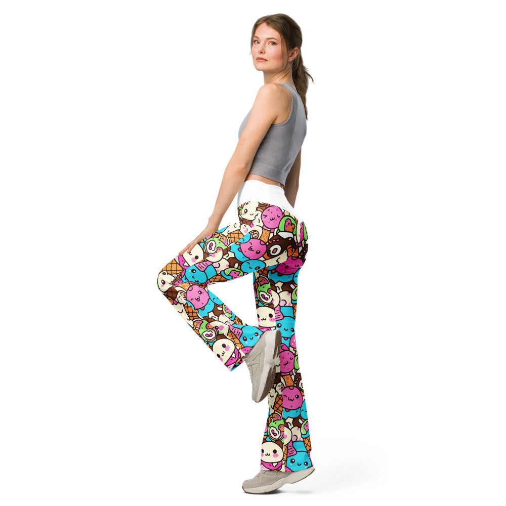Flare leggings left view | GearBunch