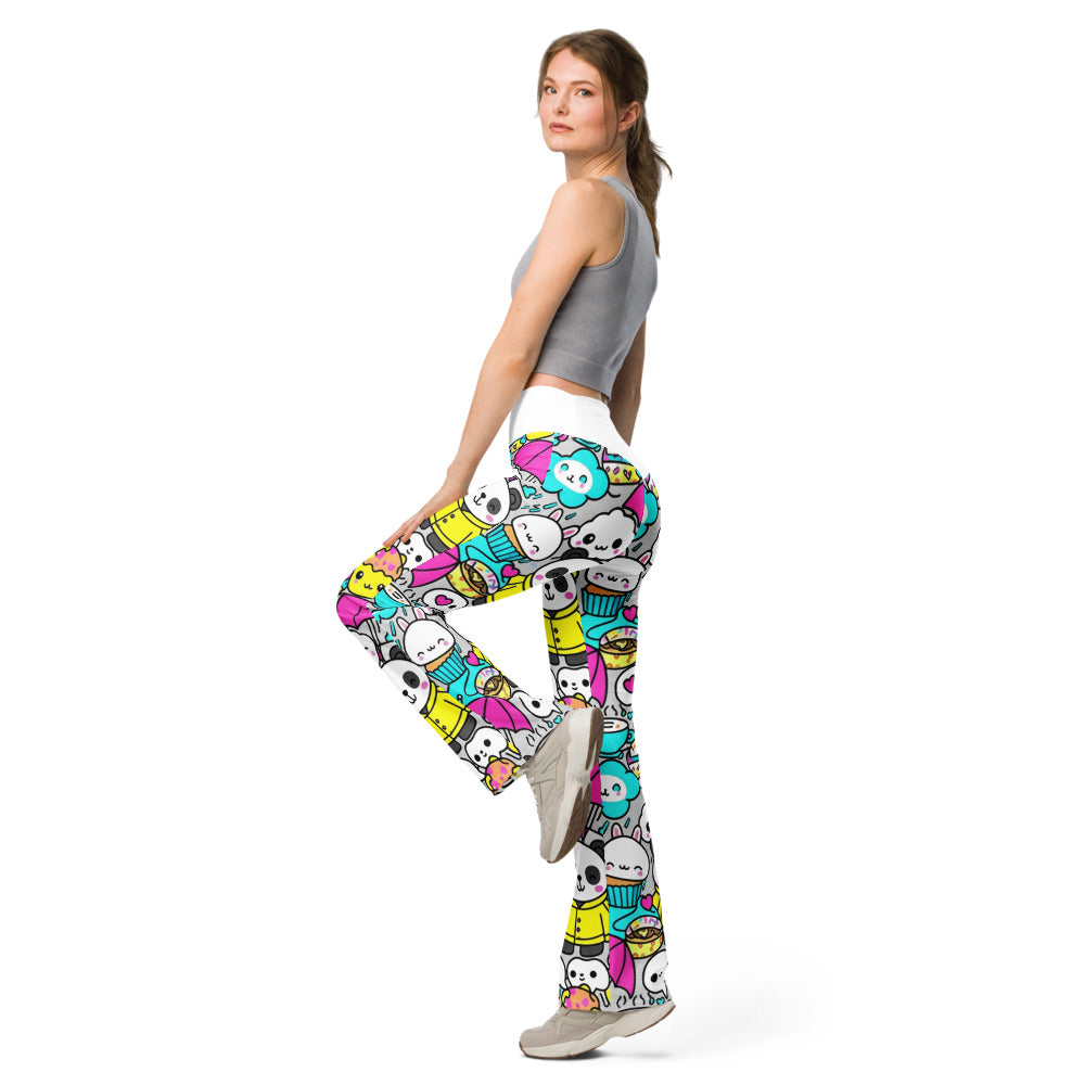 Flare leggings left view | GearBunch