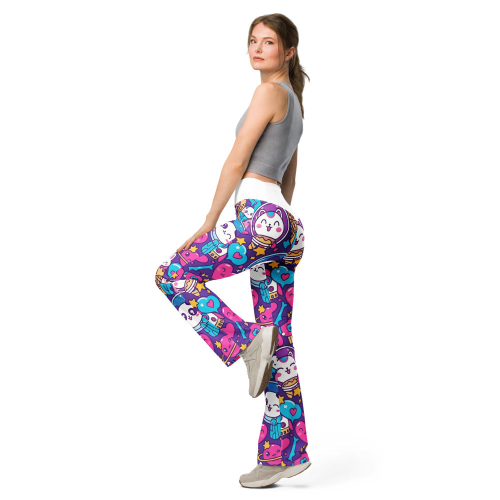 Flare leggings left view | GearBunch