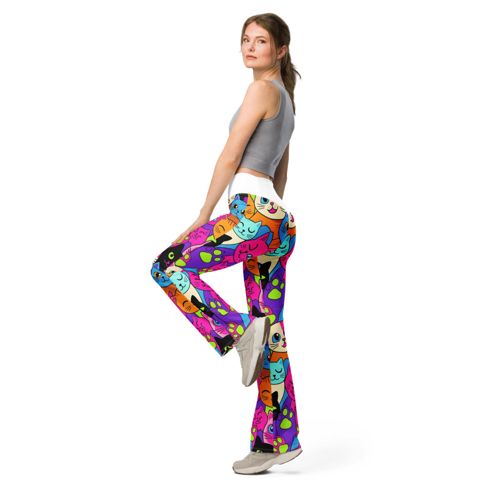 Flare leggings left view | GearBunch