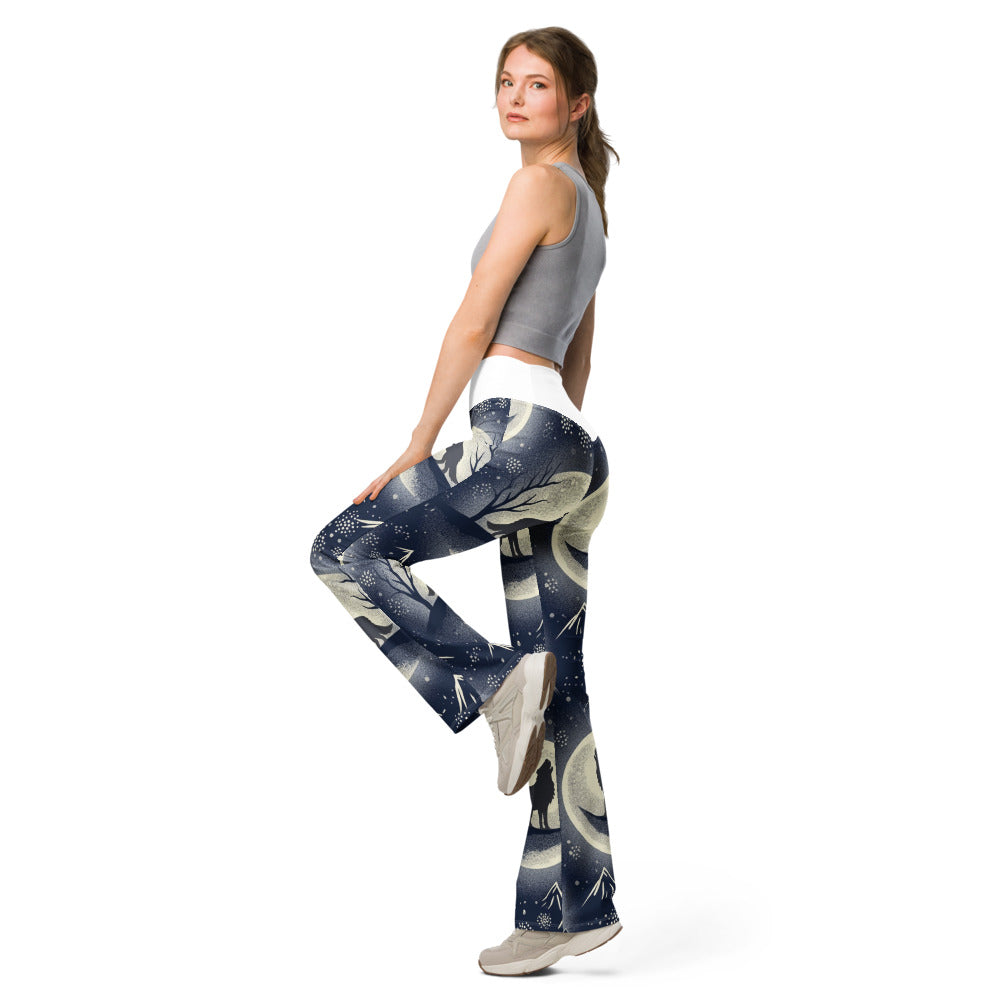 Flare leggings left view | GearBunch