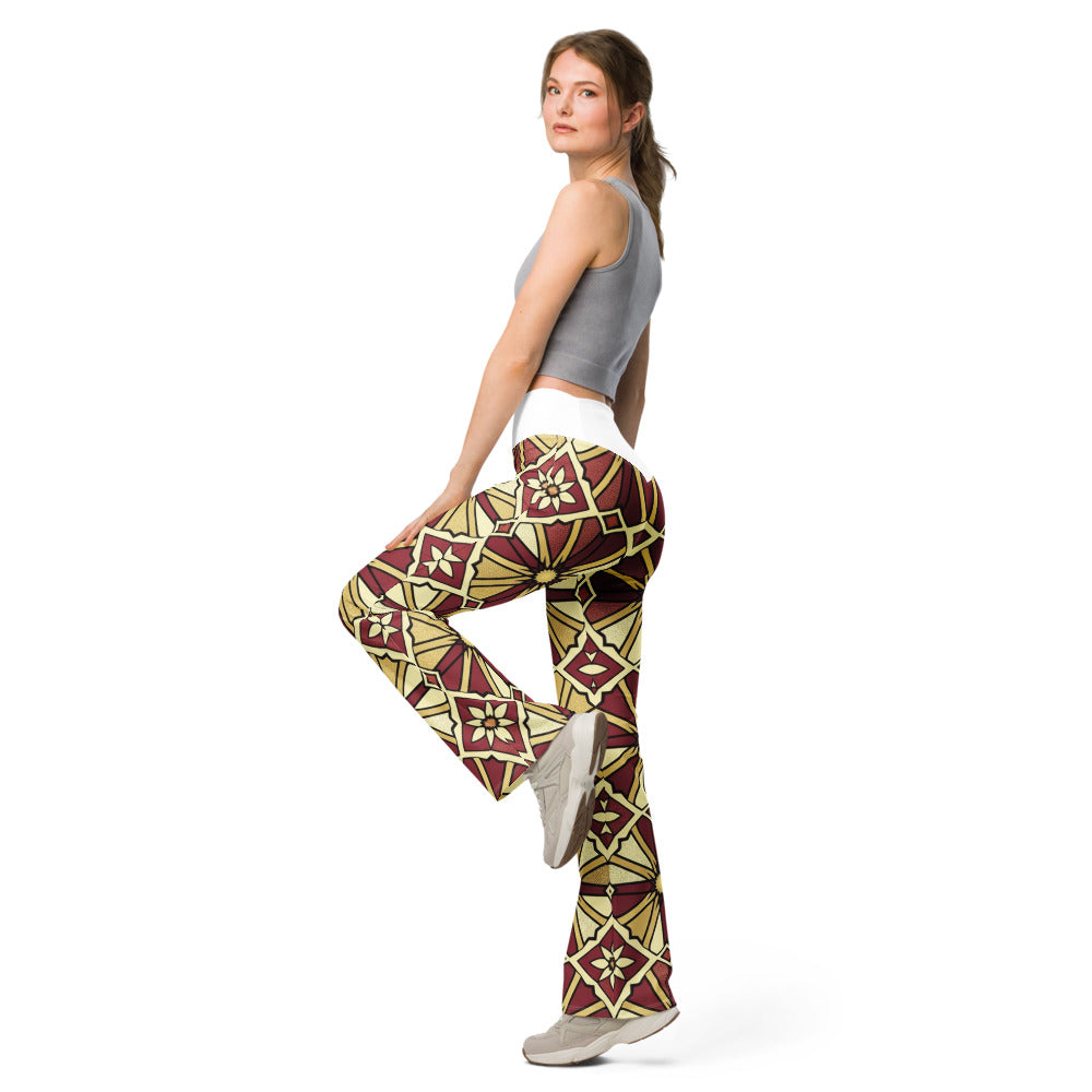Flare leggings left view | GearBunch