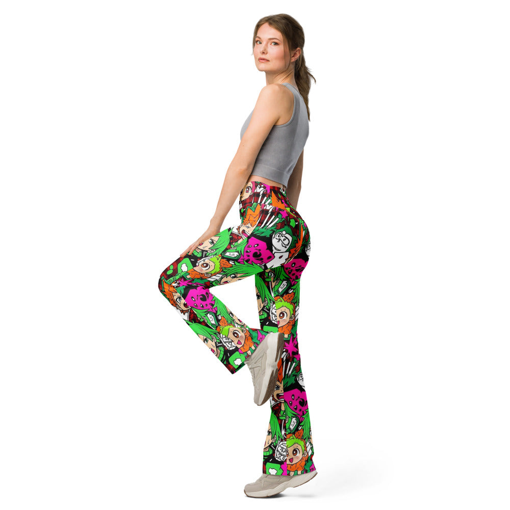 Flare leggings left view | GearBunch