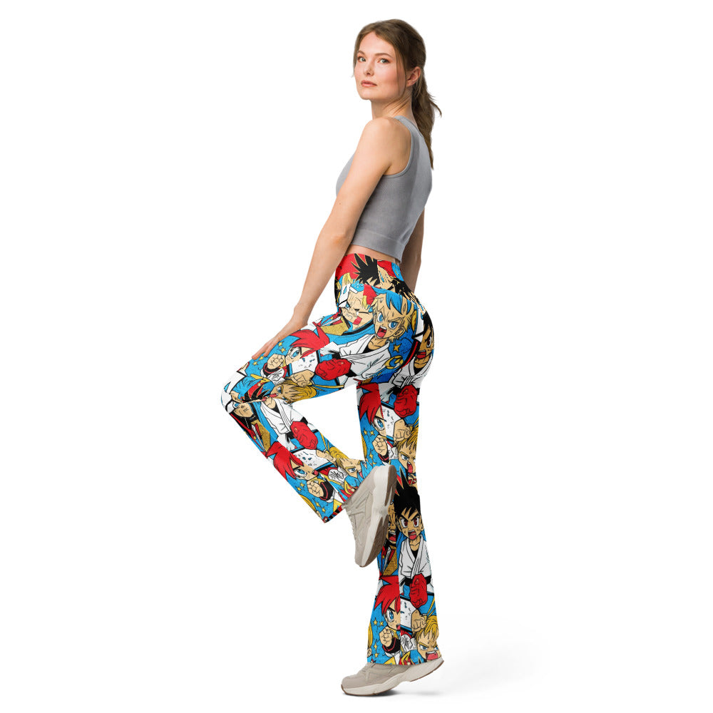 Flare leggings left view | GearBunch