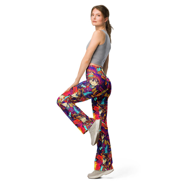 Flare leggings left view | GearBunch