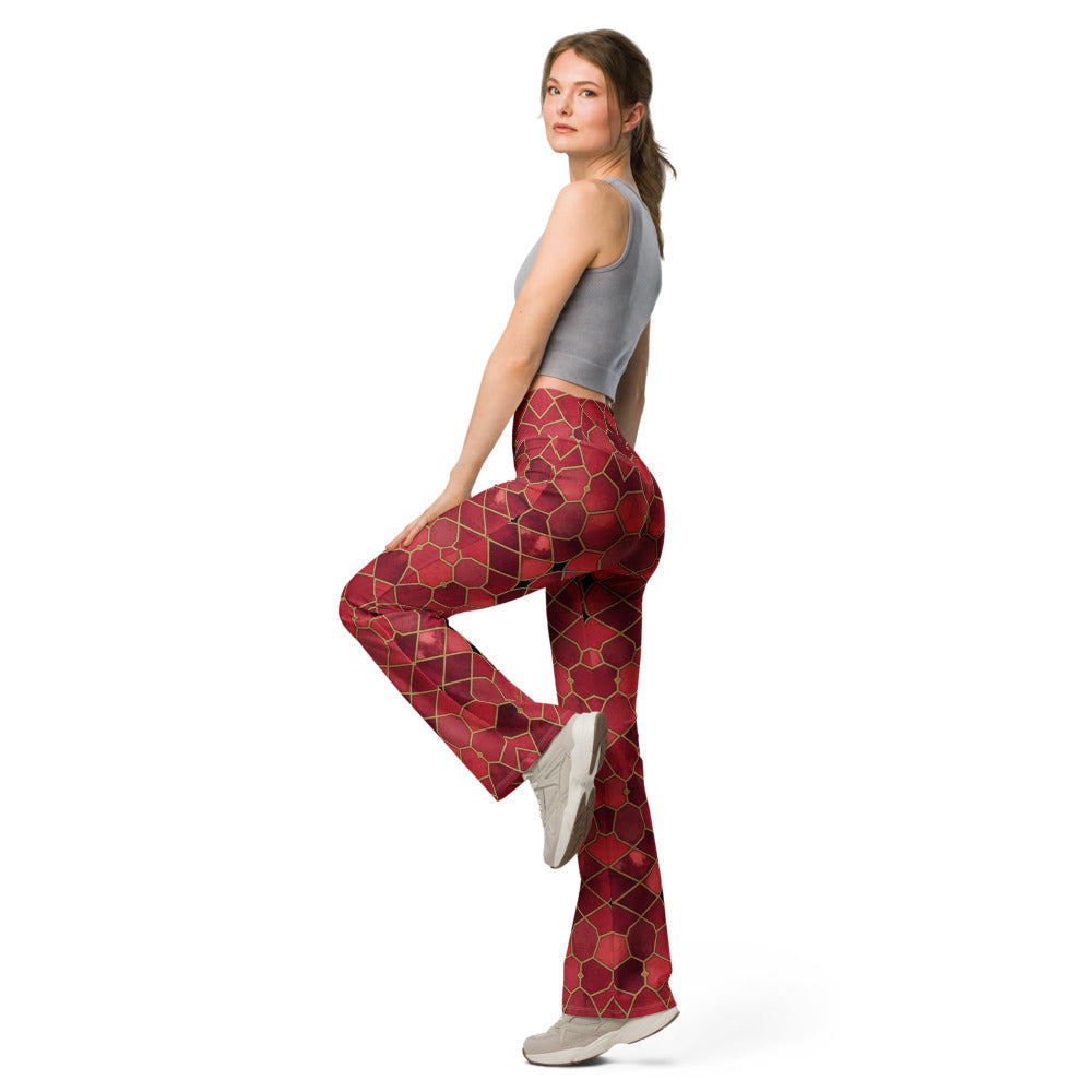 Flare leggings left view | GearBunch