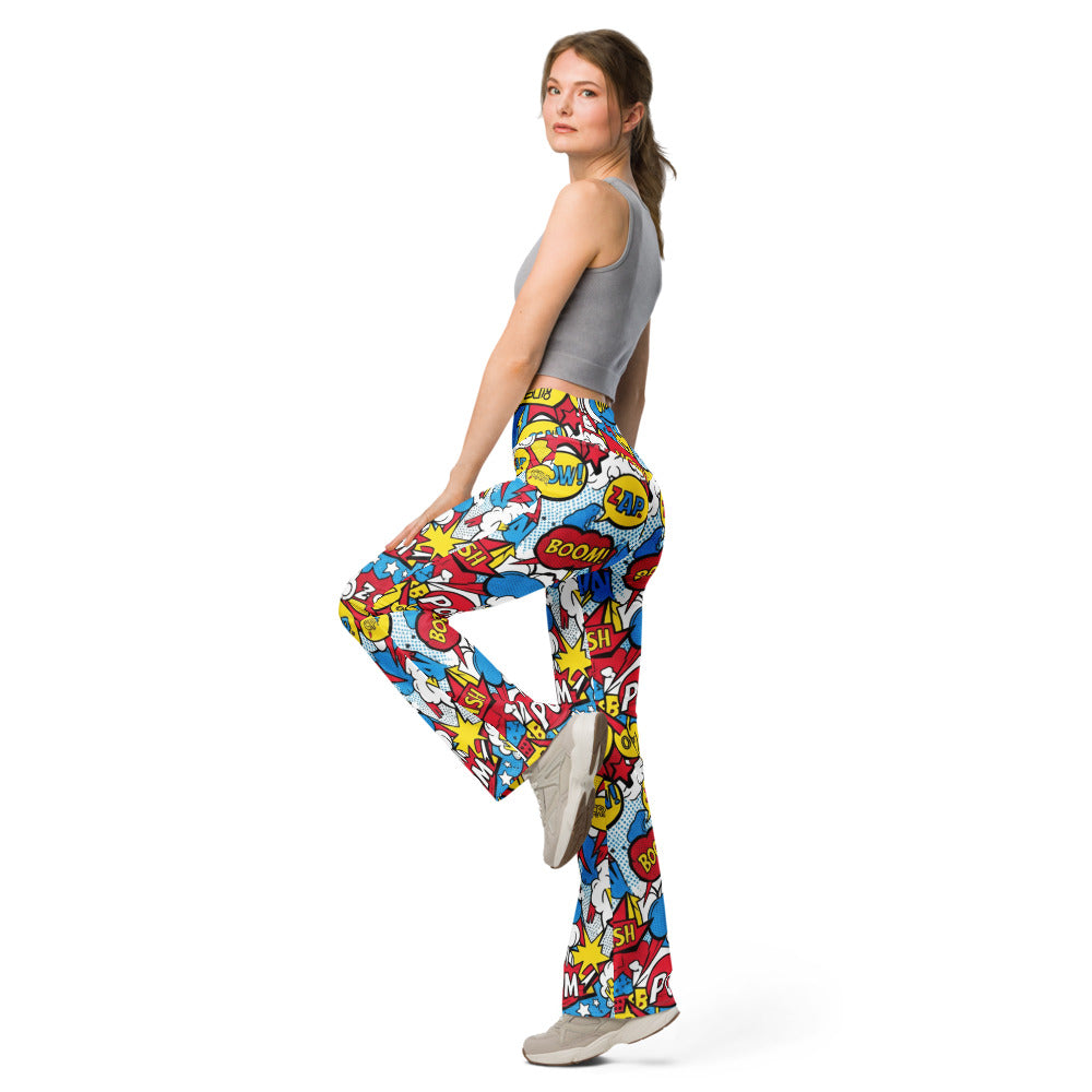 Flare leggings left view | GearBunch