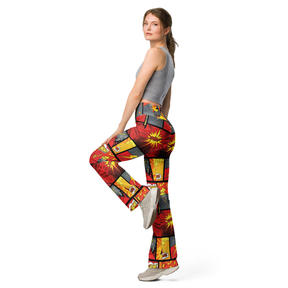 Flare leggings left view | GearBunch