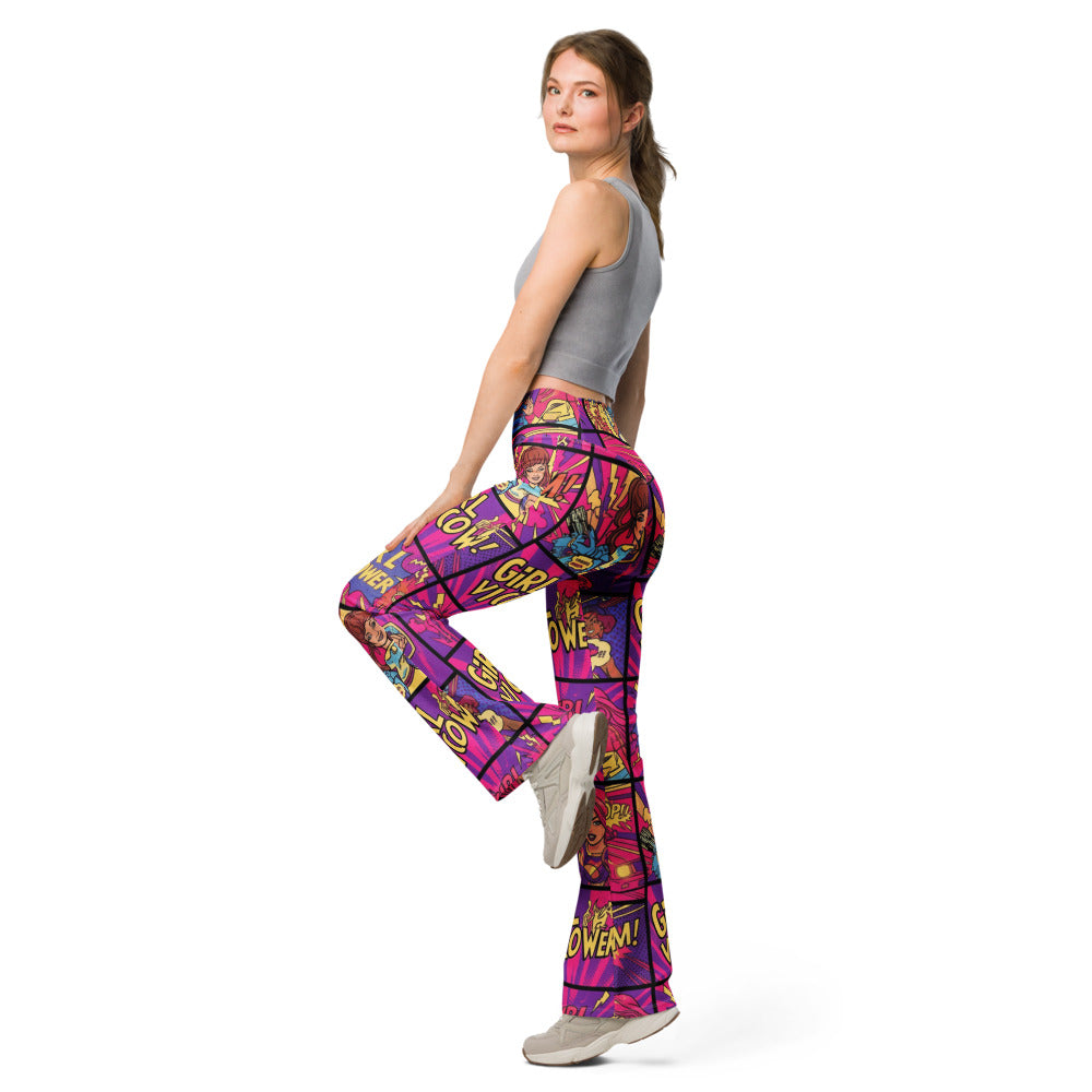 Flare leggings left view | GearBunch
