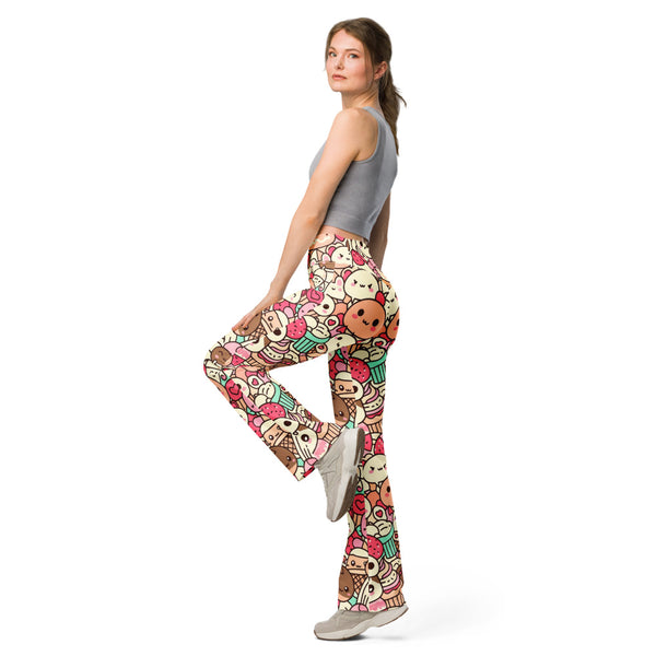 Flare leggings left view | GearBunch