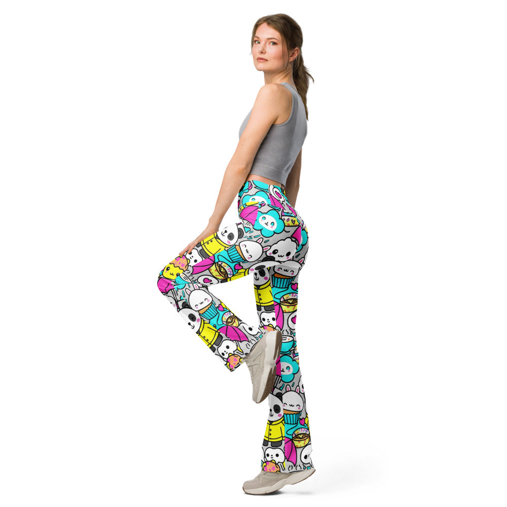 Flare leggings left view | GearBunch