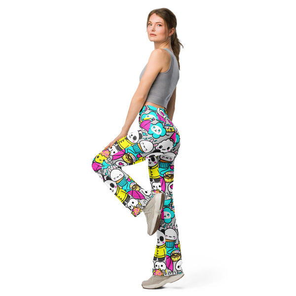 Flare leggings left view | GearBunch