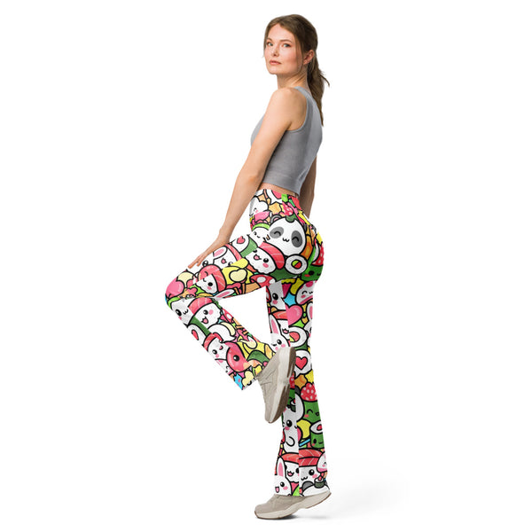 Flare leggings left view | GearBunch