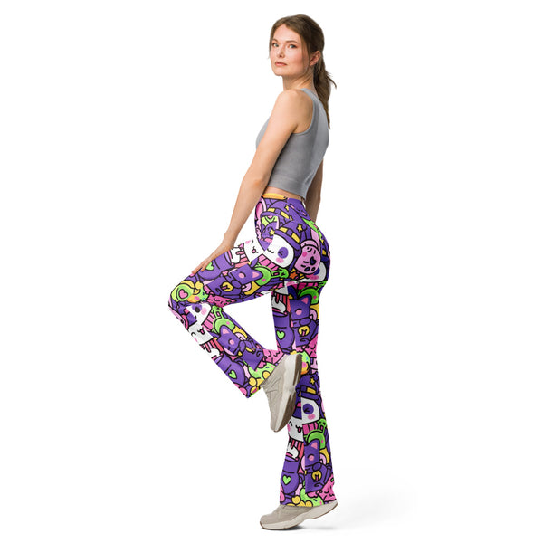 Flare leggings left view | GearBunch