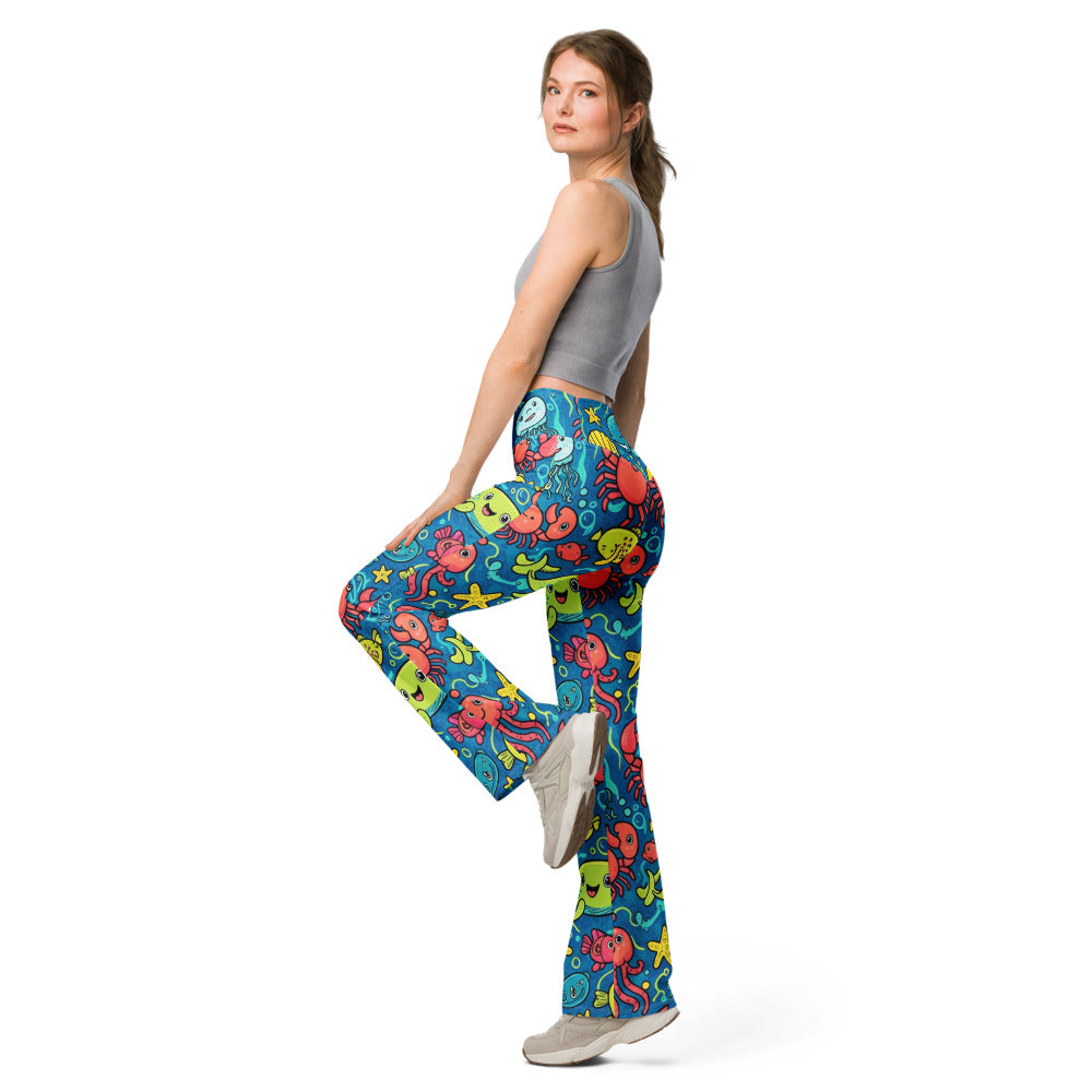 Flare leggings left view | GearBunch