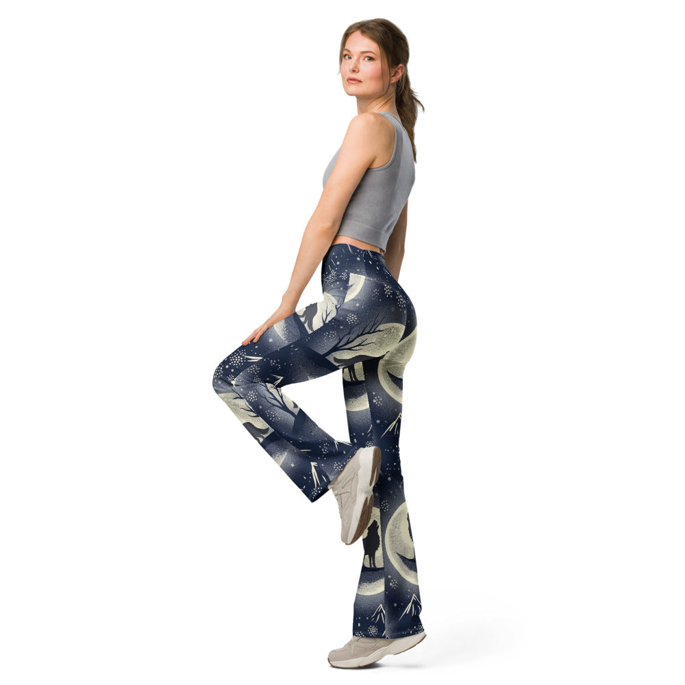 Flare leggings left view | GearBunch