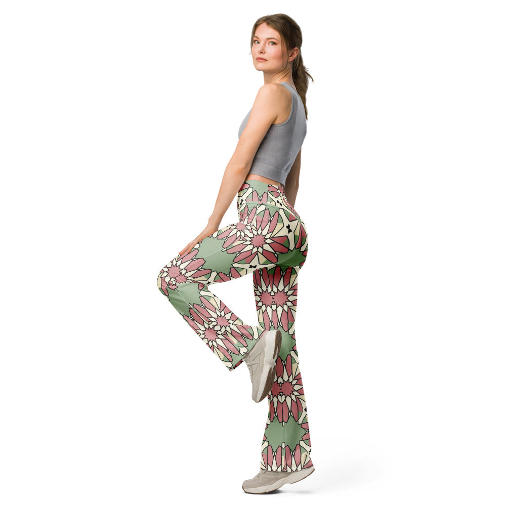 Flare leggings left view | GearBunch