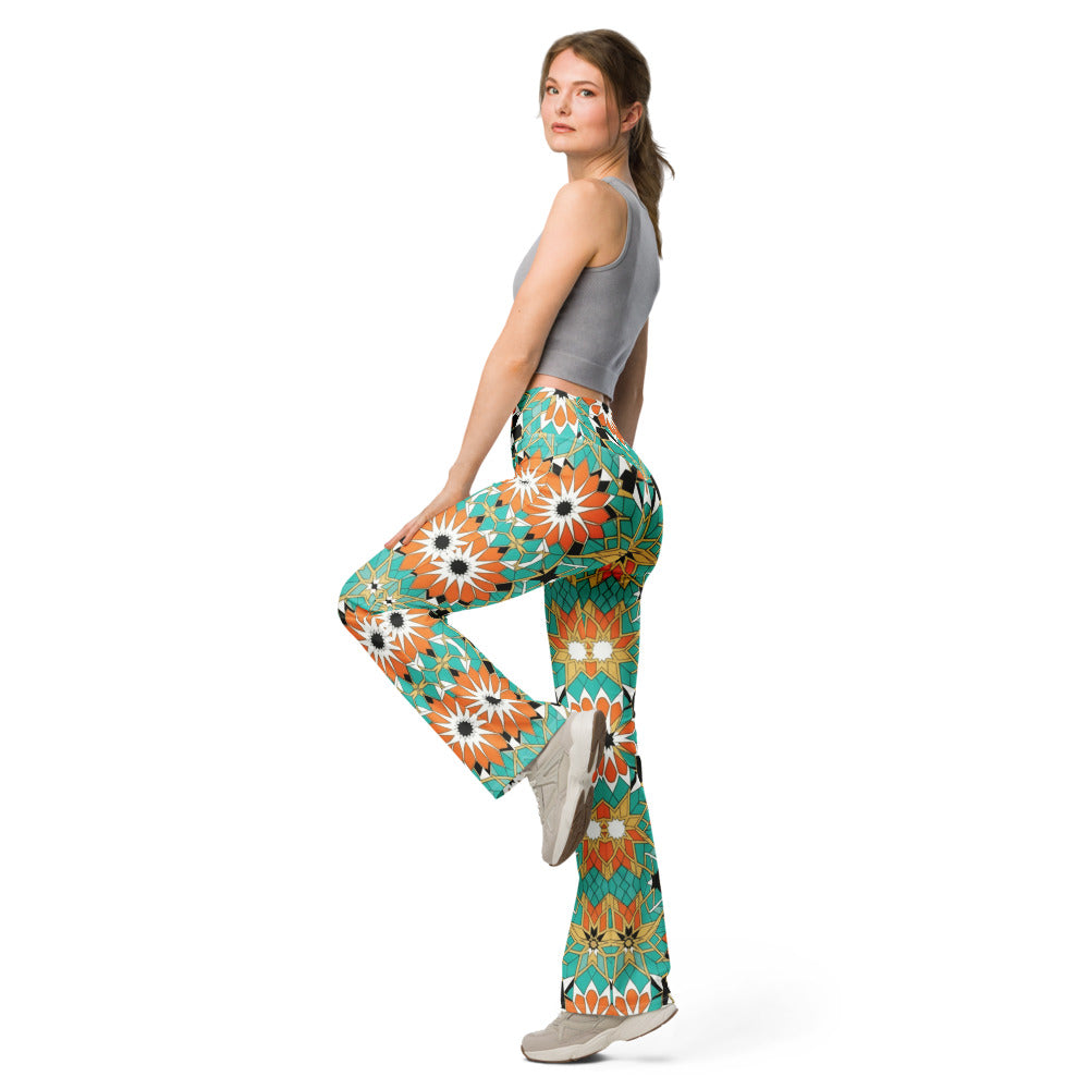 Flare leggings left view | GearBunch