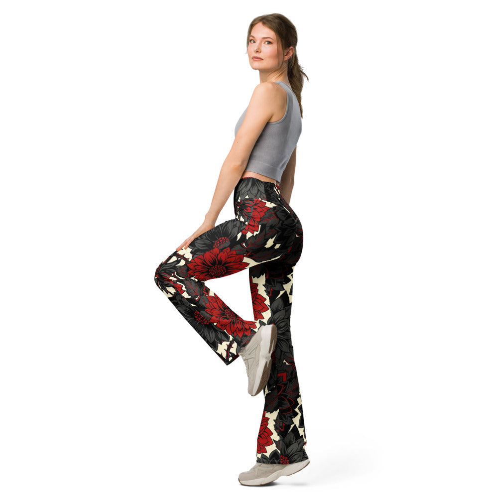 Flare leggings left view | GearBunch