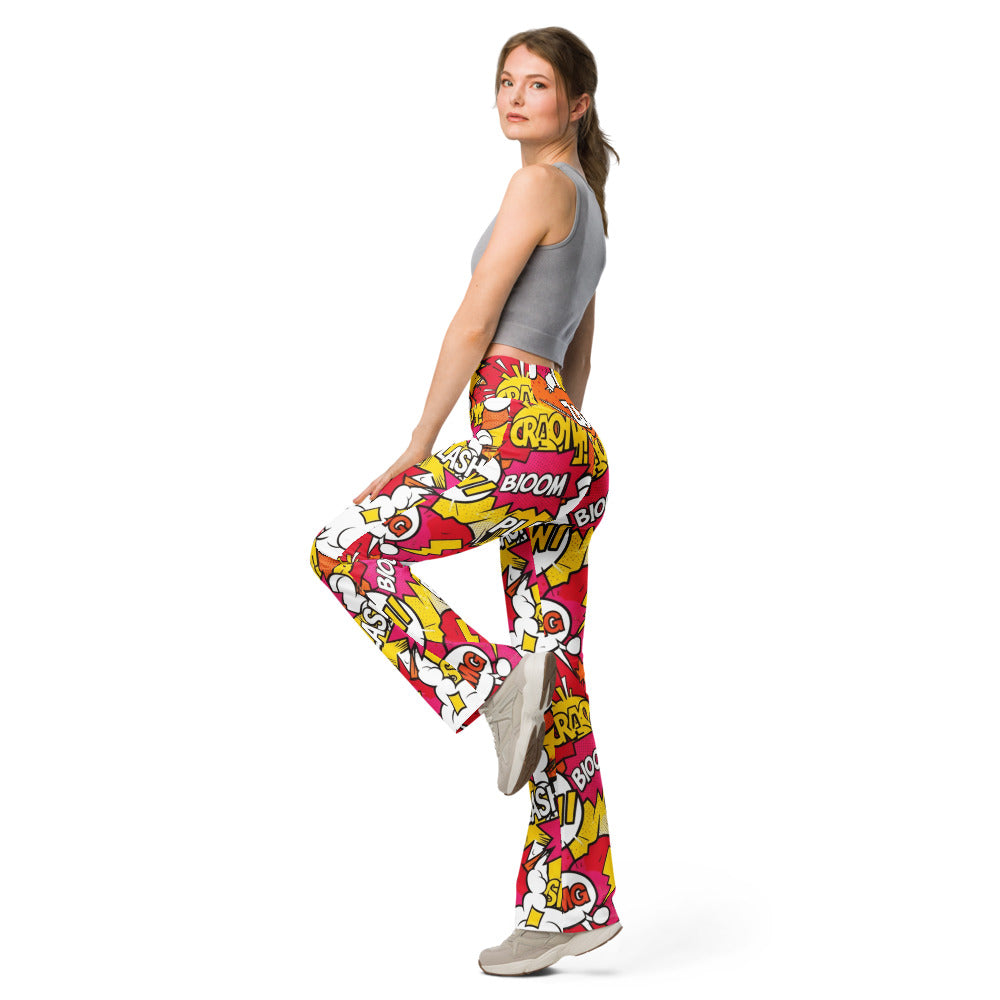 Flare leggings left view | GearBunch