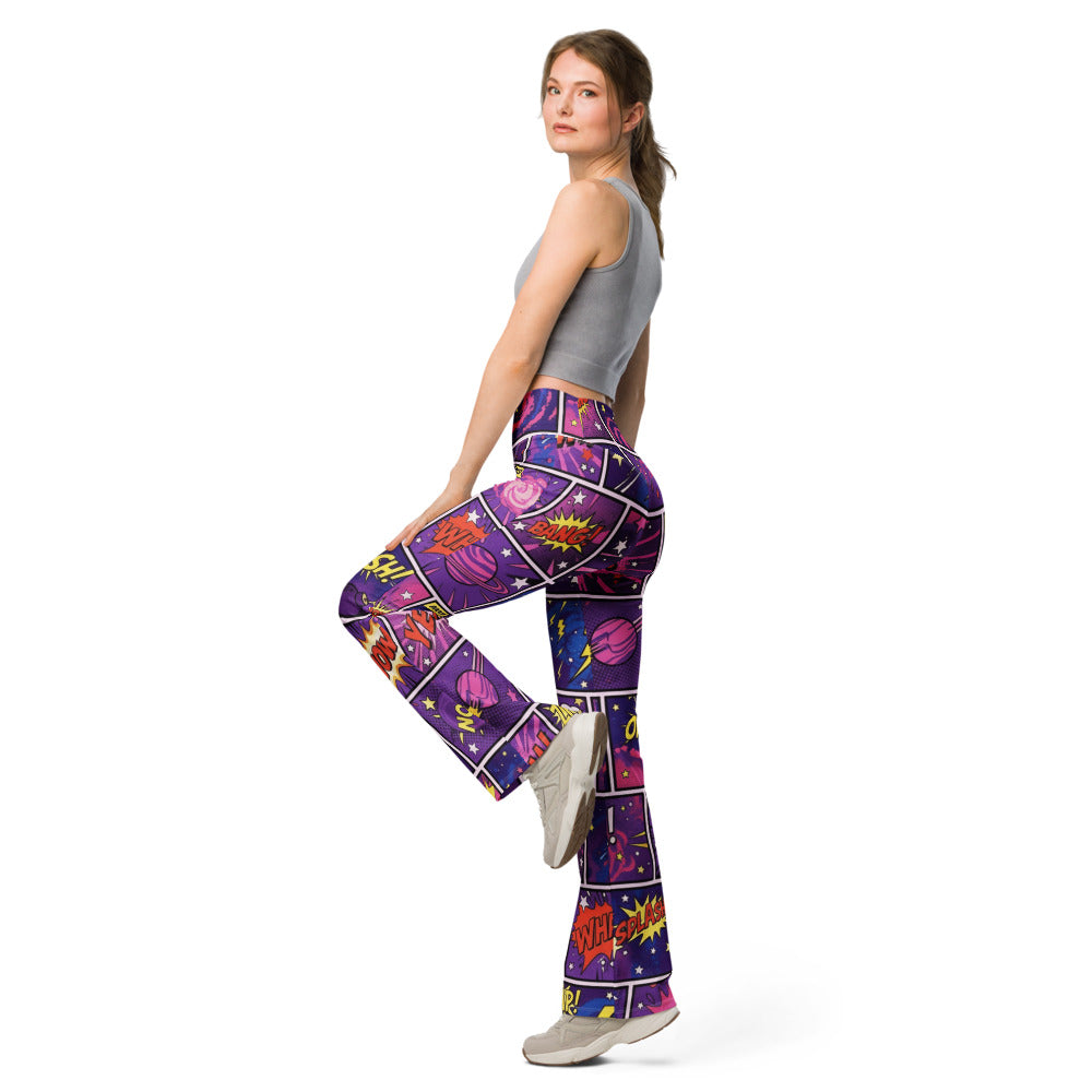 Flare leggings left view | GearBunch