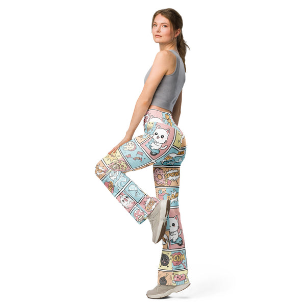 Flare leggings left view | GearBunch