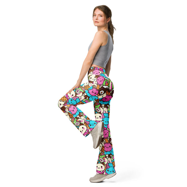 Flare leggings left view | GearBunch