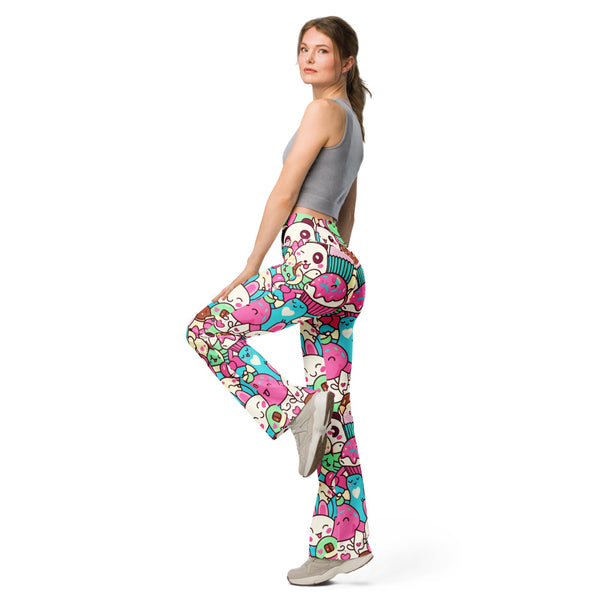 Flare leggings left view | GearBunch