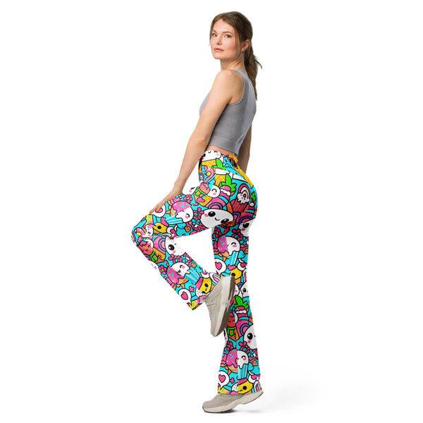 Flare leggings left view | GearBunch