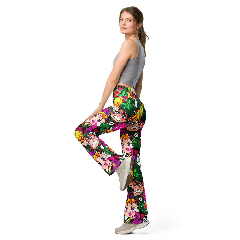 Flare leggings left view | GearBunch