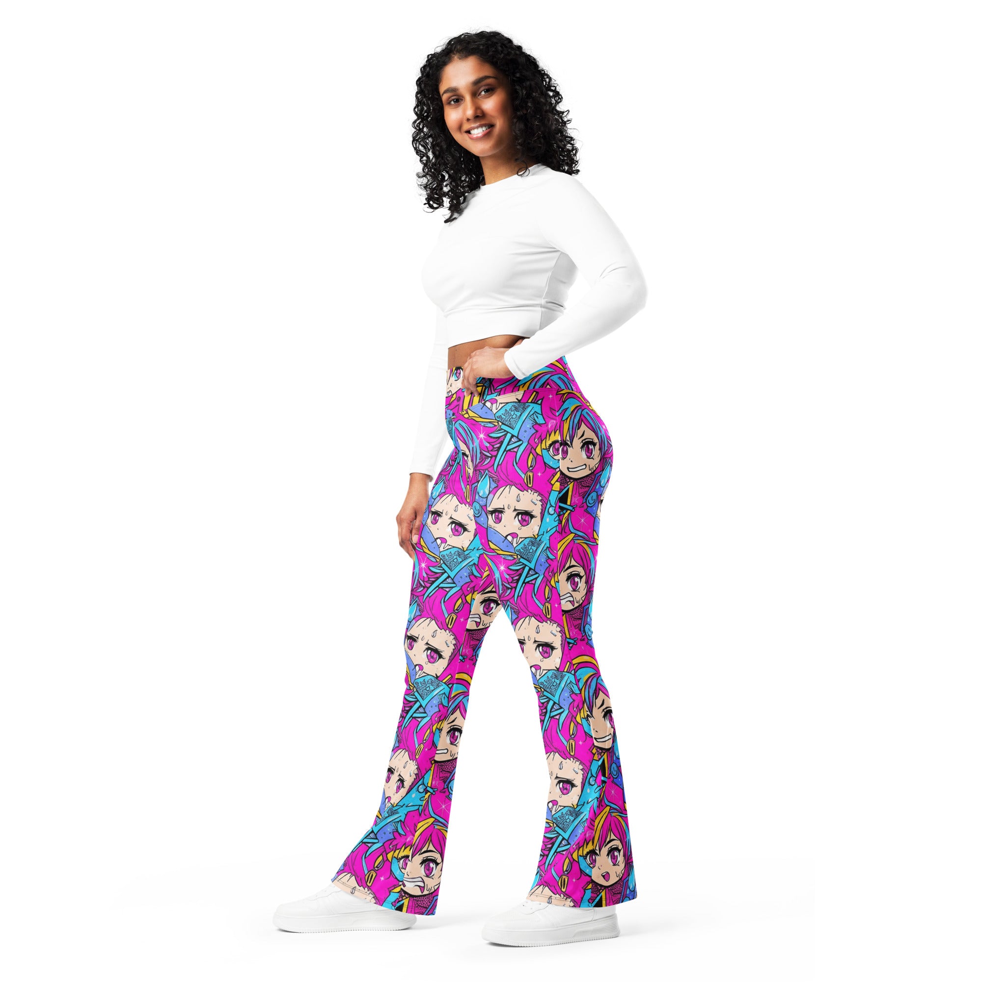 Anime Magical Girl Flare Leggings | GearBunch