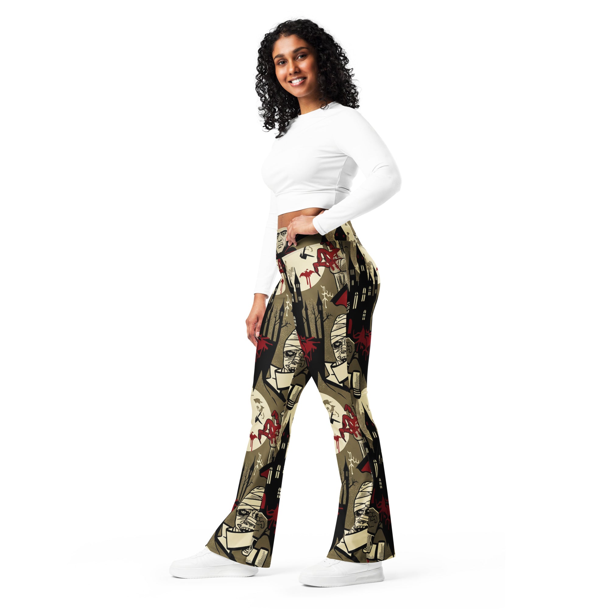 Universal Monsters Retro Flare Leggings | GearBunch