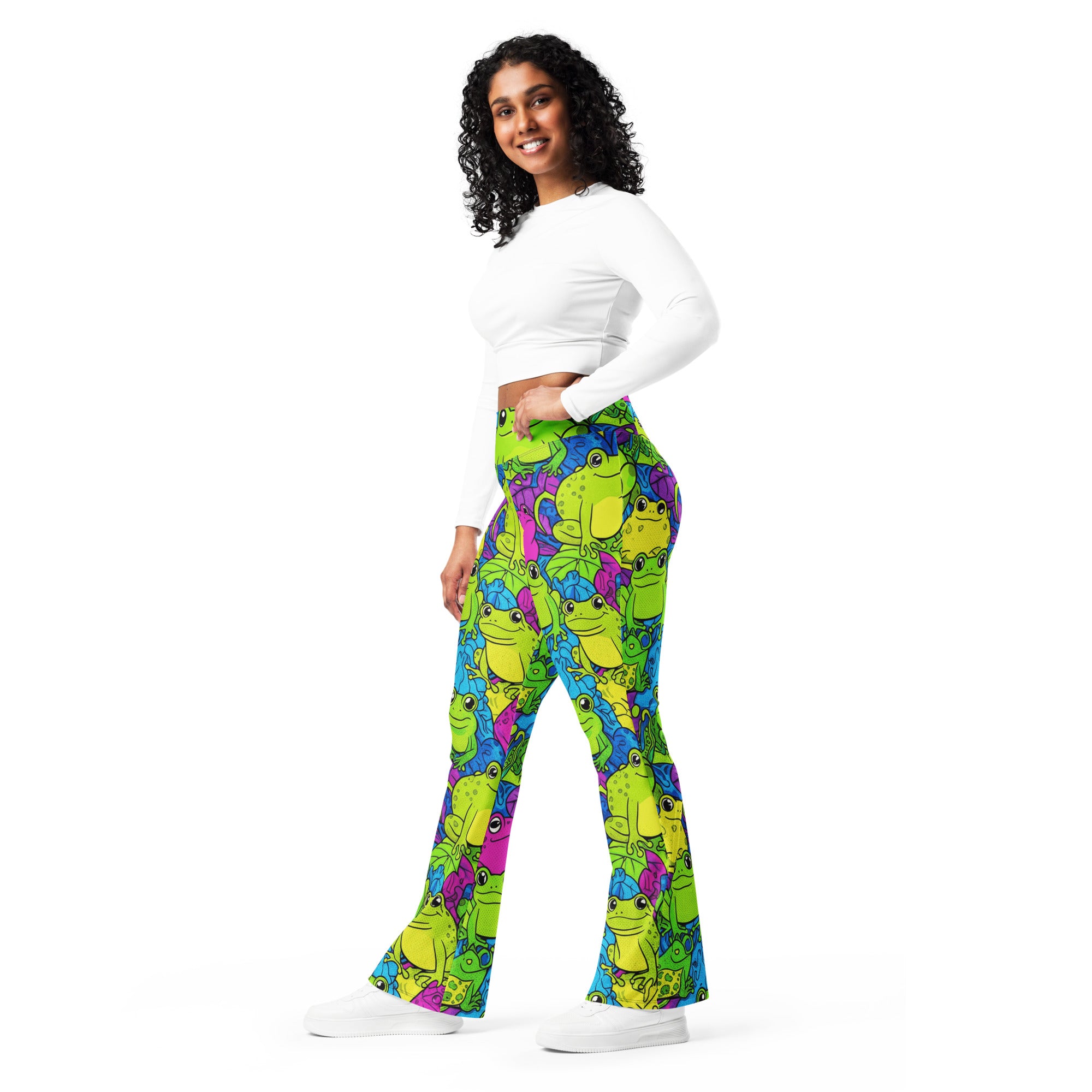 Vibrant Frog Pond Flare Leggings | GearBunch