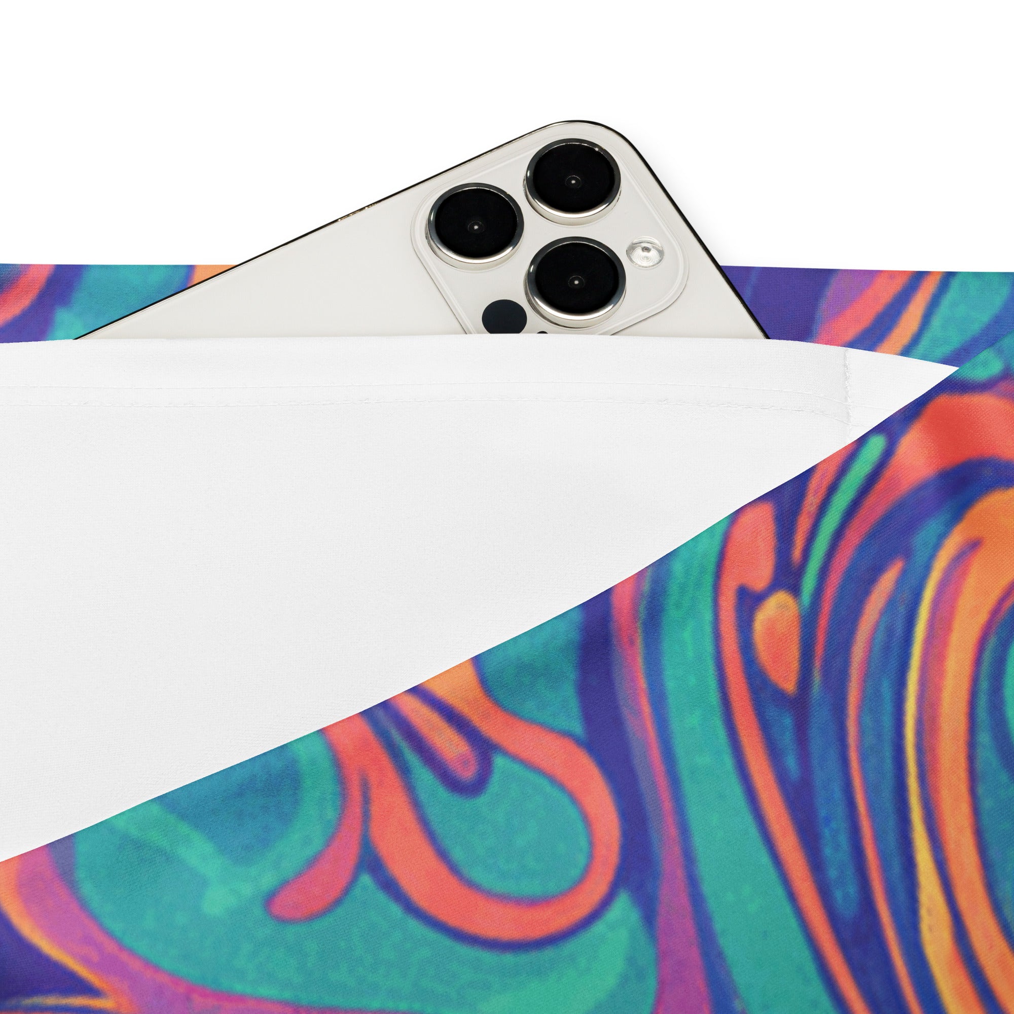 Liquid Marble Coral Reef Flare Leggings | GearBunch
