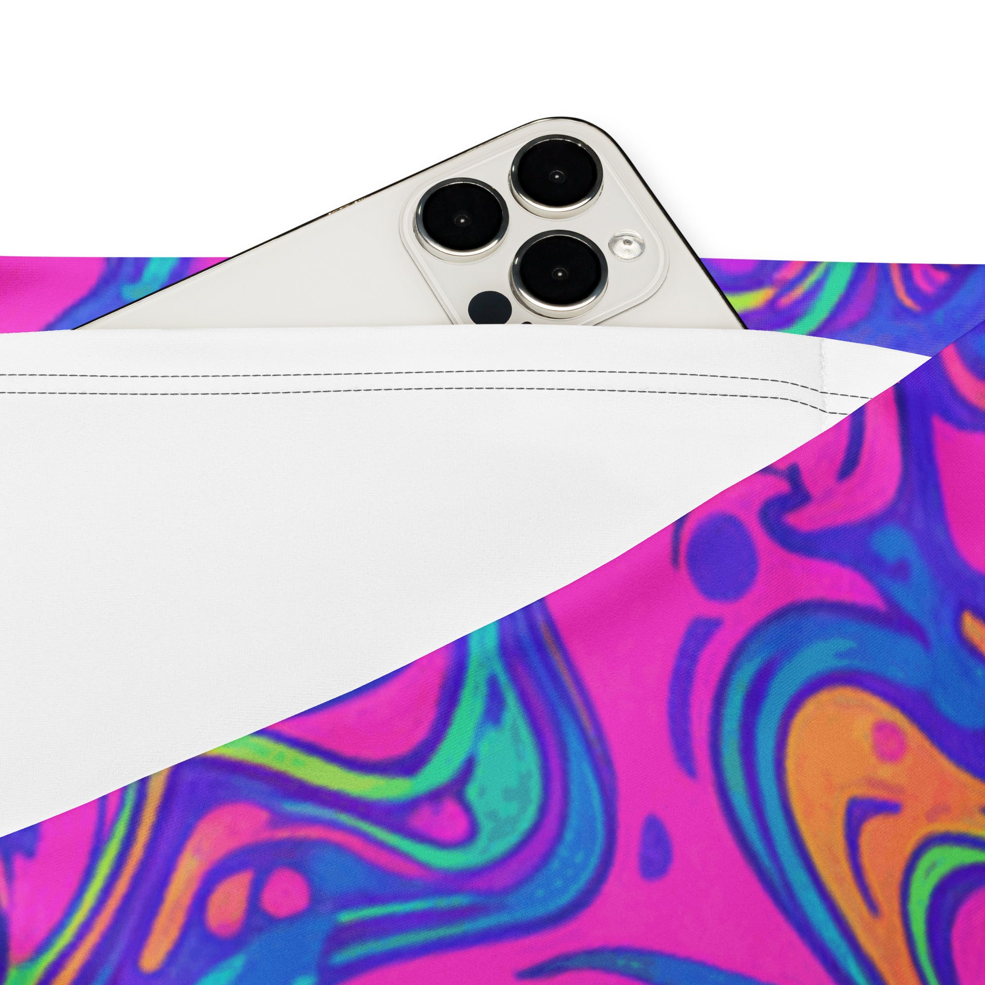 Liquid Marble Neon Flare Leggings | GearBunch