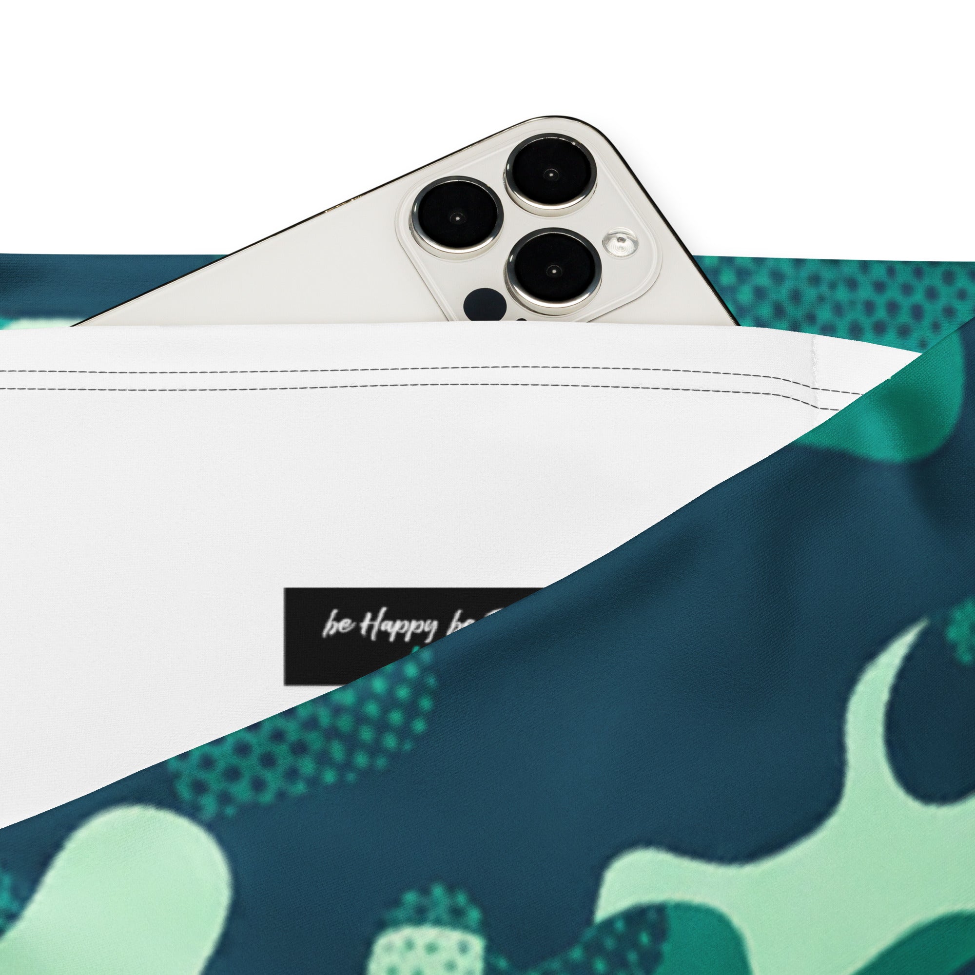 Ocean Teal Camo Flare Leggings | GearBunch