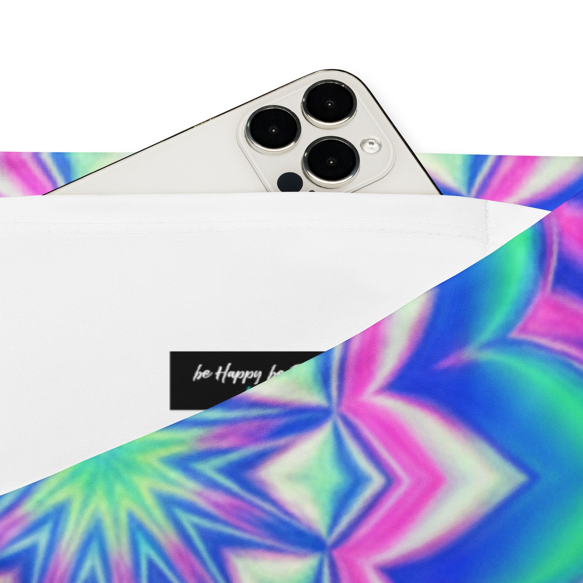 Psychedelic Chrome Spectrum Flare Leggings | GearBunch