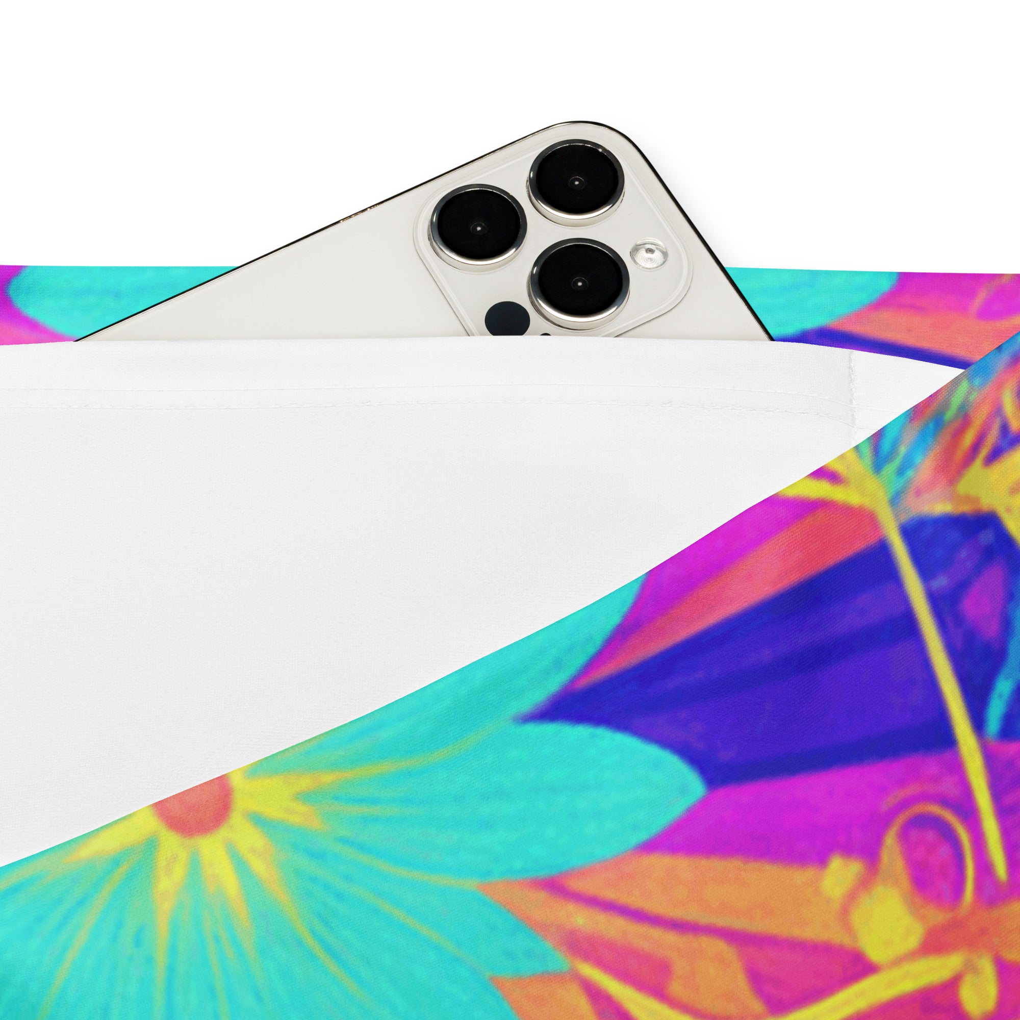 Psychedelic Tropical Laser Flare Leggings | GearBunch