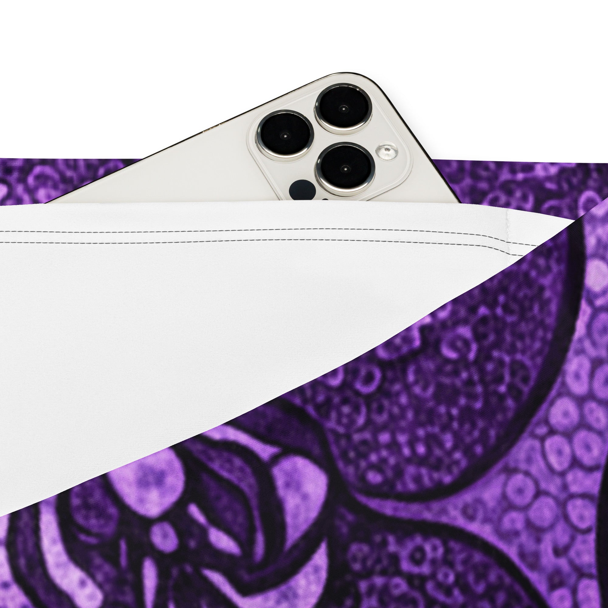 Purple Paillette Orchid Flare Leggings | GearBunch