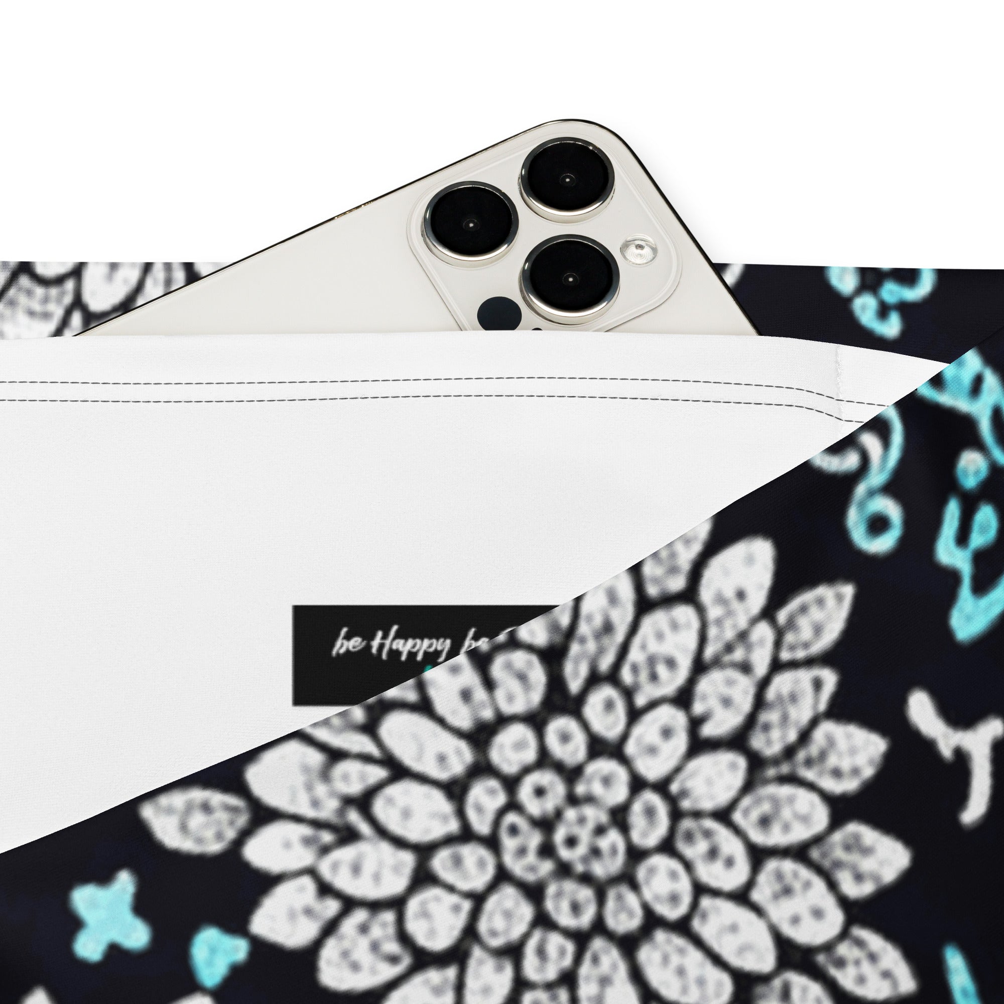 Silver Paillette Daisy Flare Leggings | GearBunch