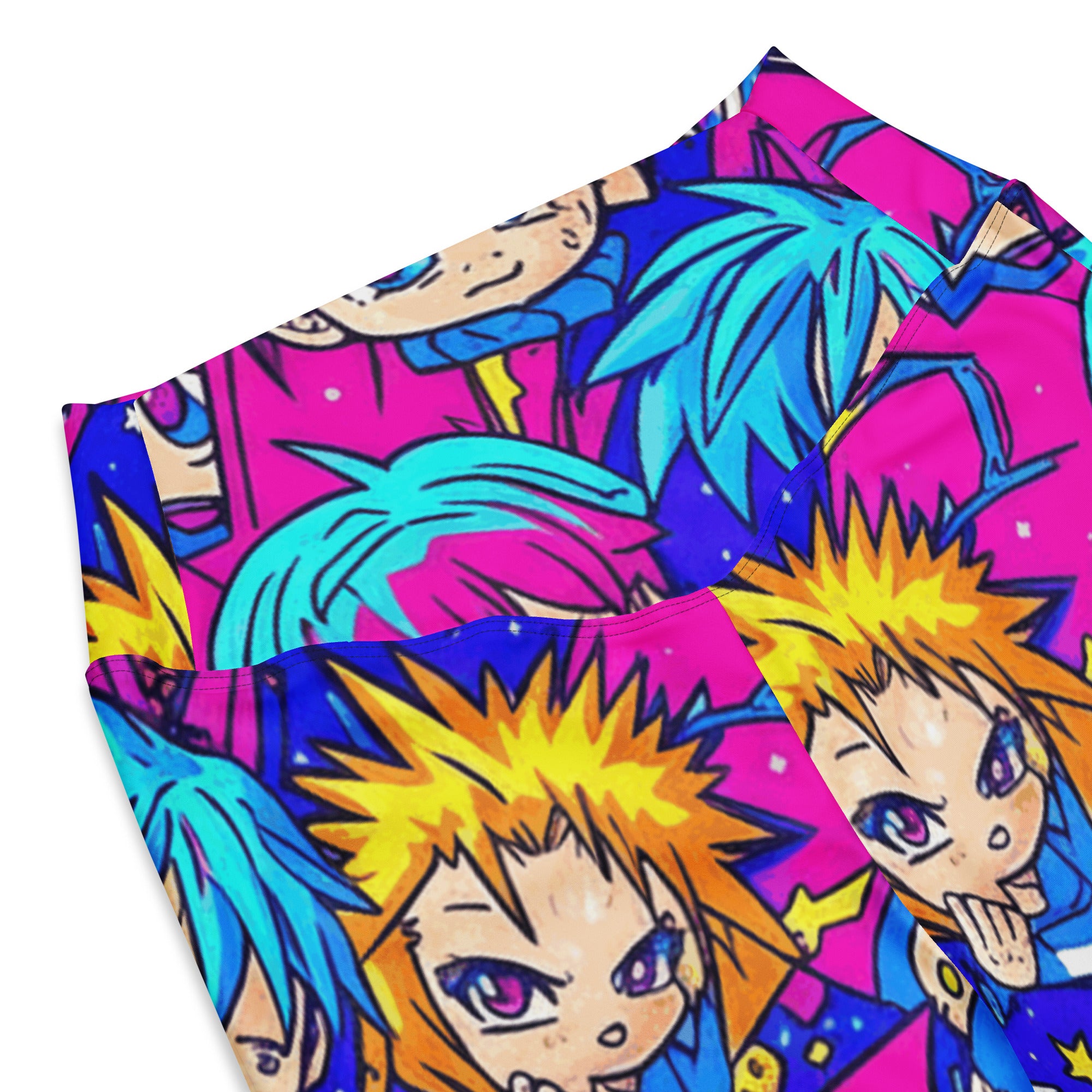 Anime Galaxy Hero Flare Leggings | GearBunch