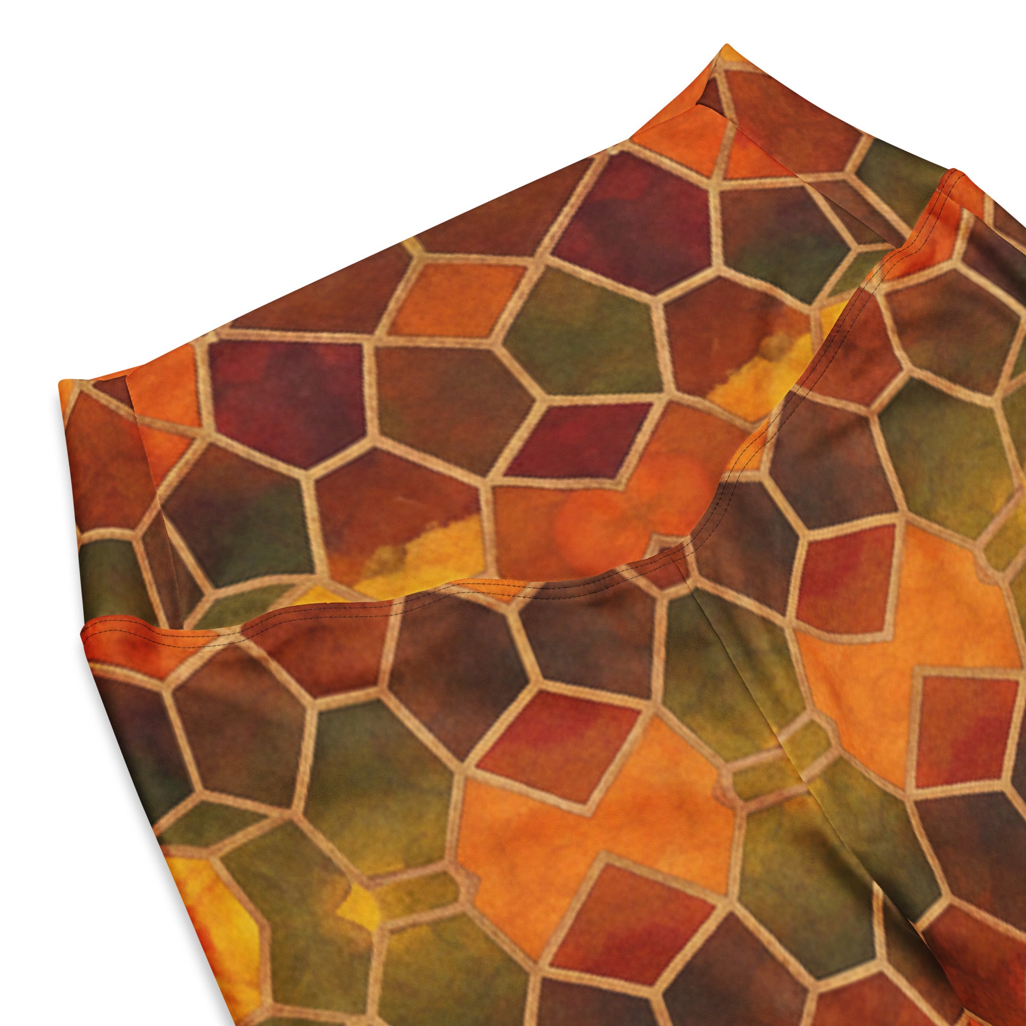 Arabic Autumn Spice Flare Leggings | GearBunch