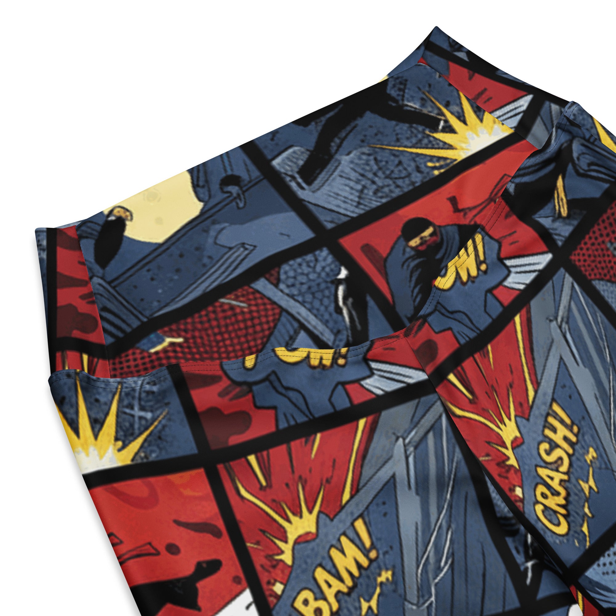 Comic Strip Ninja Night Flare Leggings | GearBunch