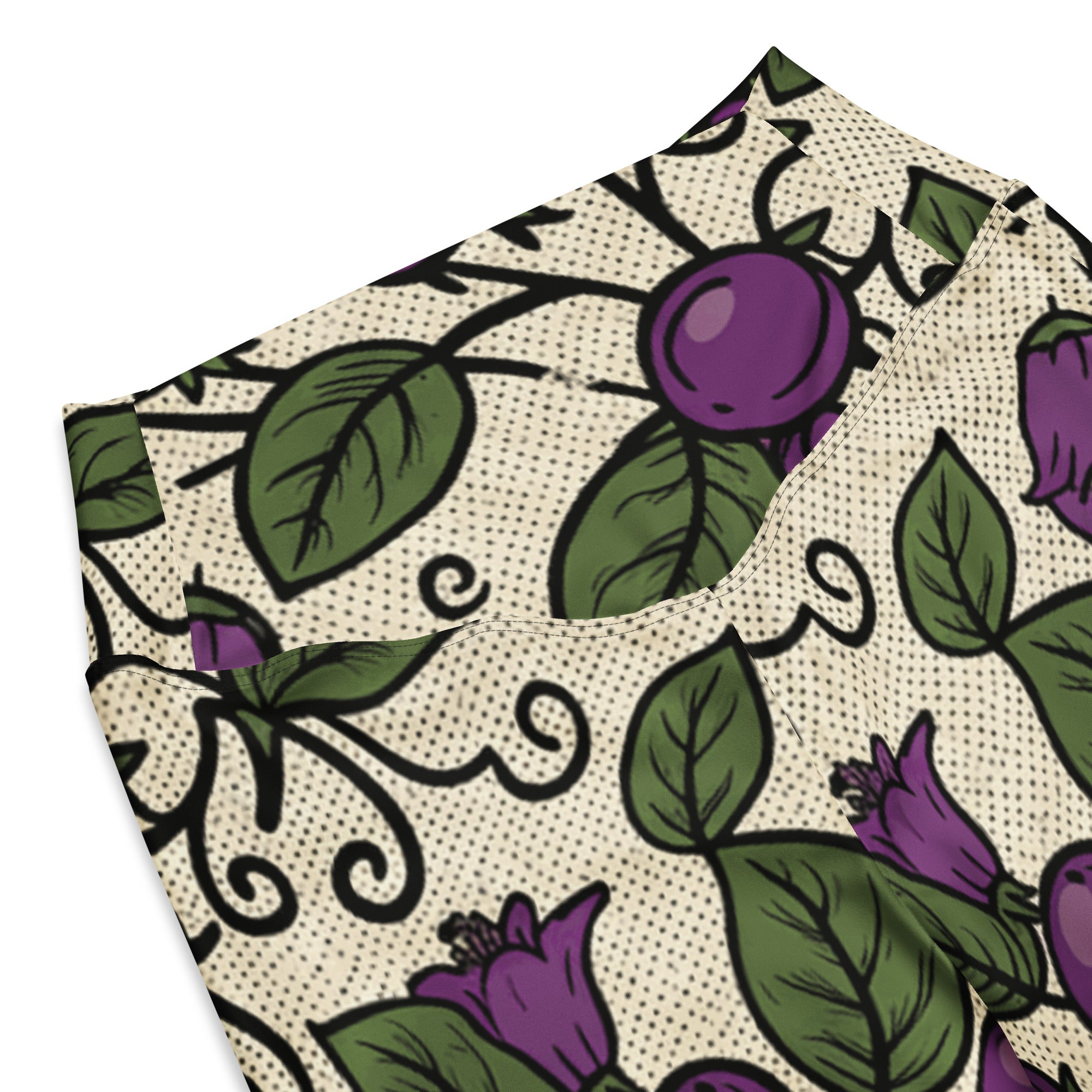 Deadly Nightshade Botanical Flare Leggings | GearBunch