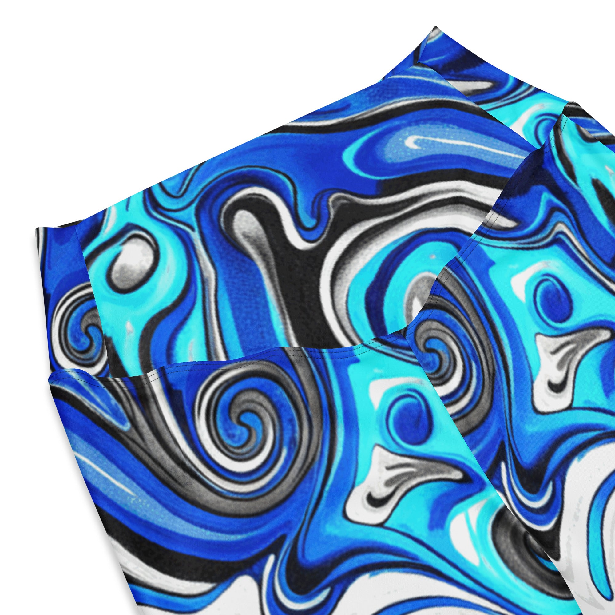 Liquid Marble Electric Storm Flare Leggings | GearBunch