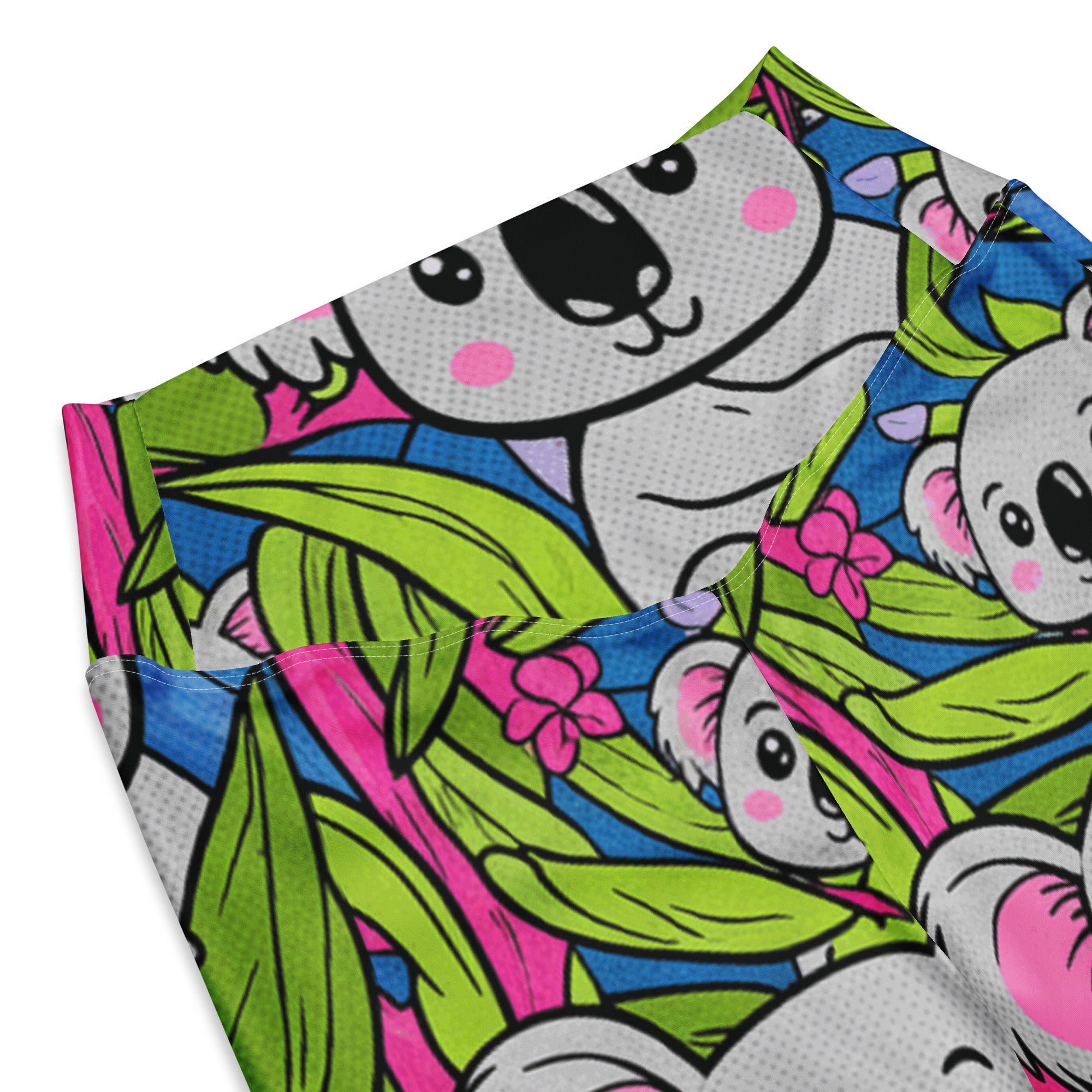 Vibrant Koala and Friends Flare Leggings | GearBunch