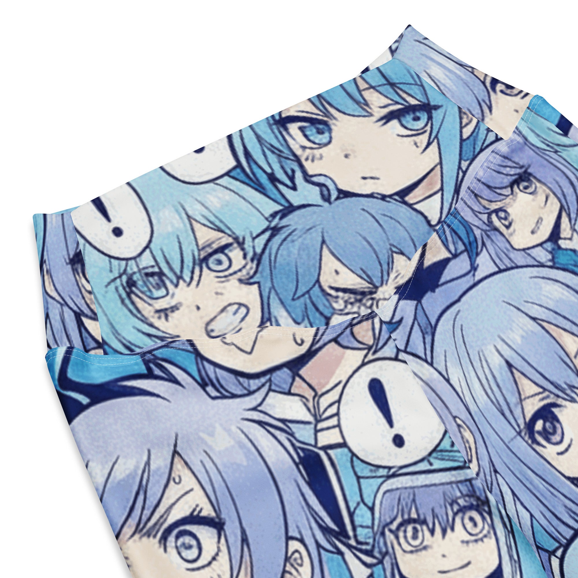 Anime Collage Ice Kingdom Flare Leggings | GearBunch