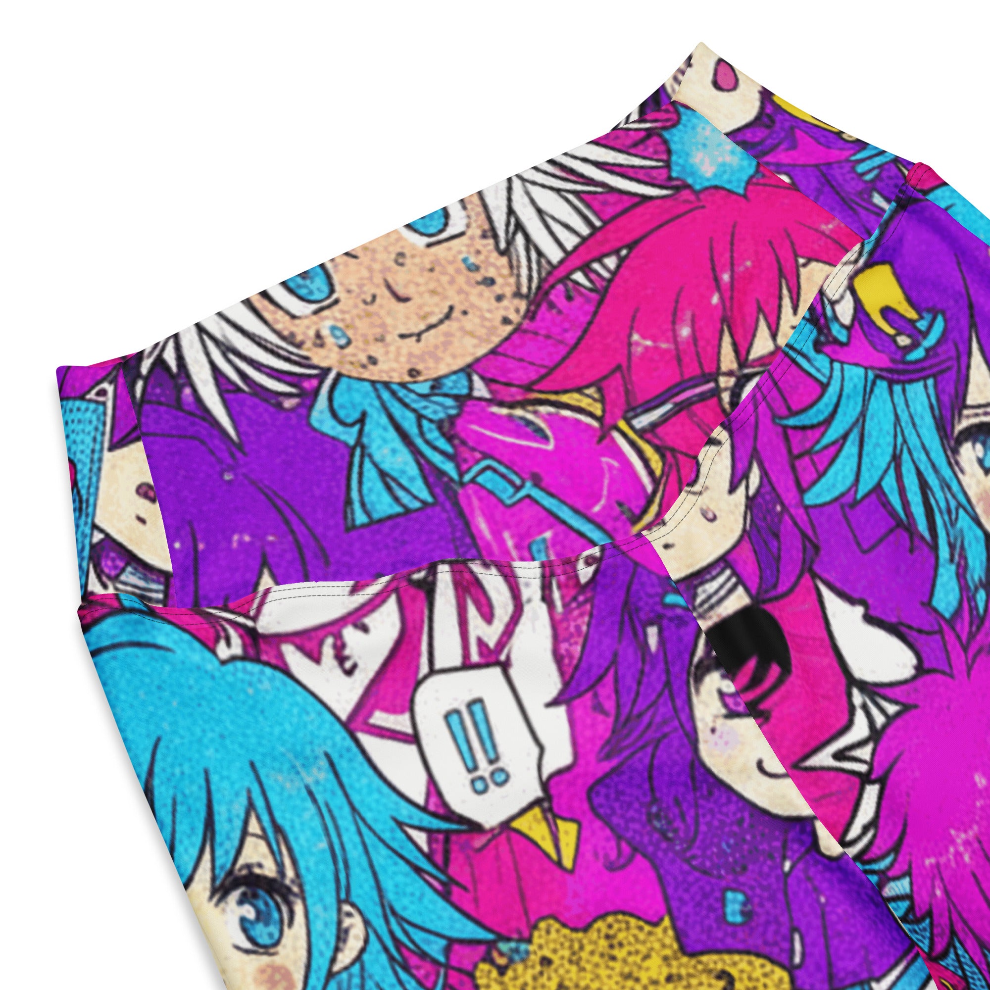 Anime Collage Pop Idol Flare Leggings | GearBunch