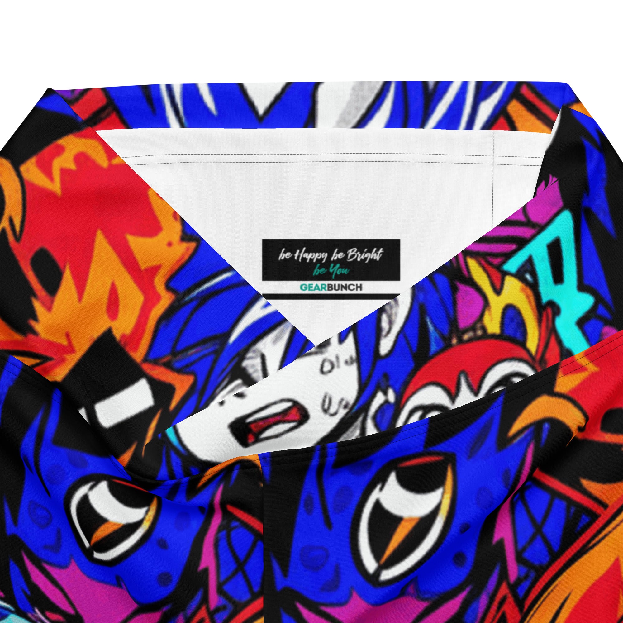 Anime Collage Dark Shonen Flare Leggings | GearBunch